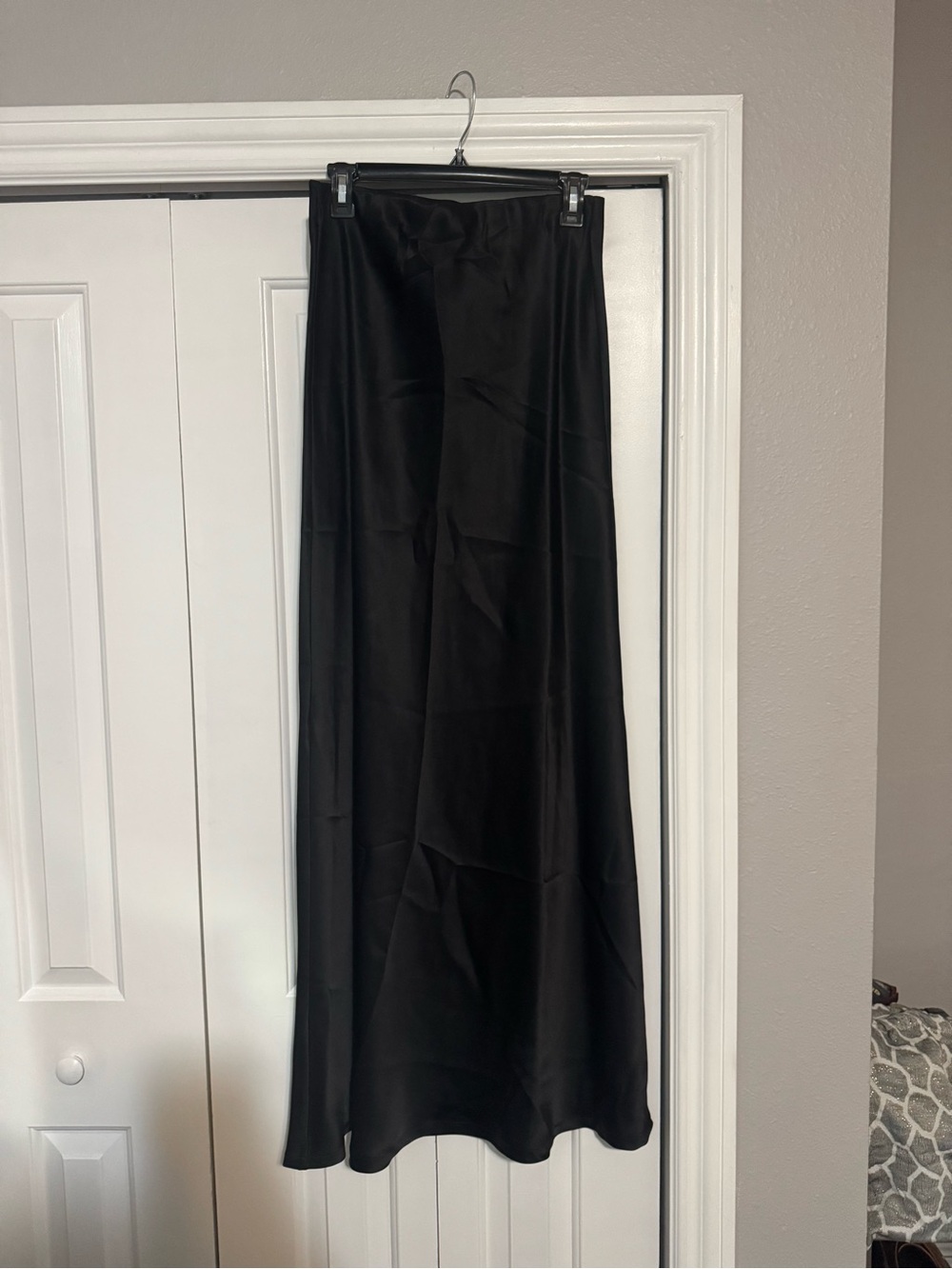 Enza Costa Silk Black Maxi Skirt - Picture 4 of 6